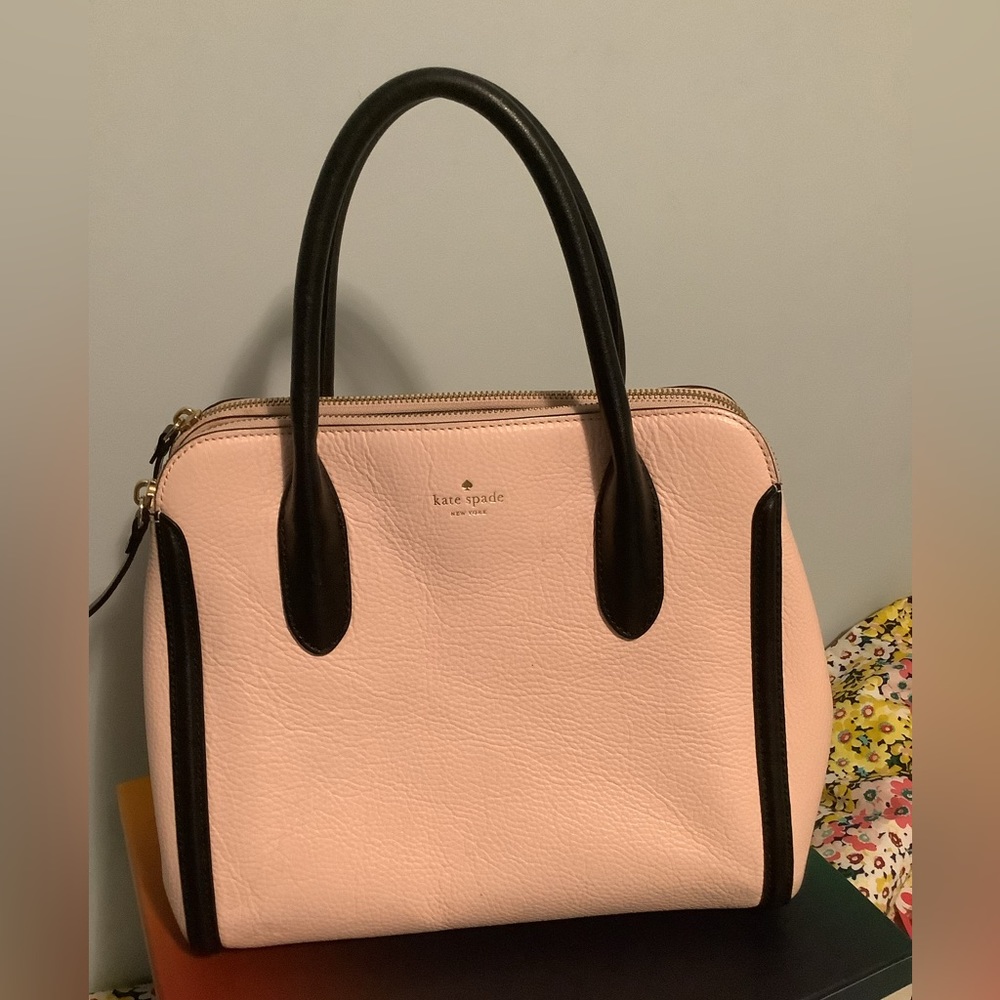 Kate Spade Satchel. Pink/black.